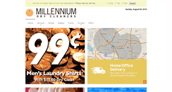 Desktop Screenshot of millenniumdrycleaners.com