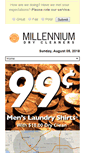 Mobile Screenshot of millenniumdrycleaners.com
